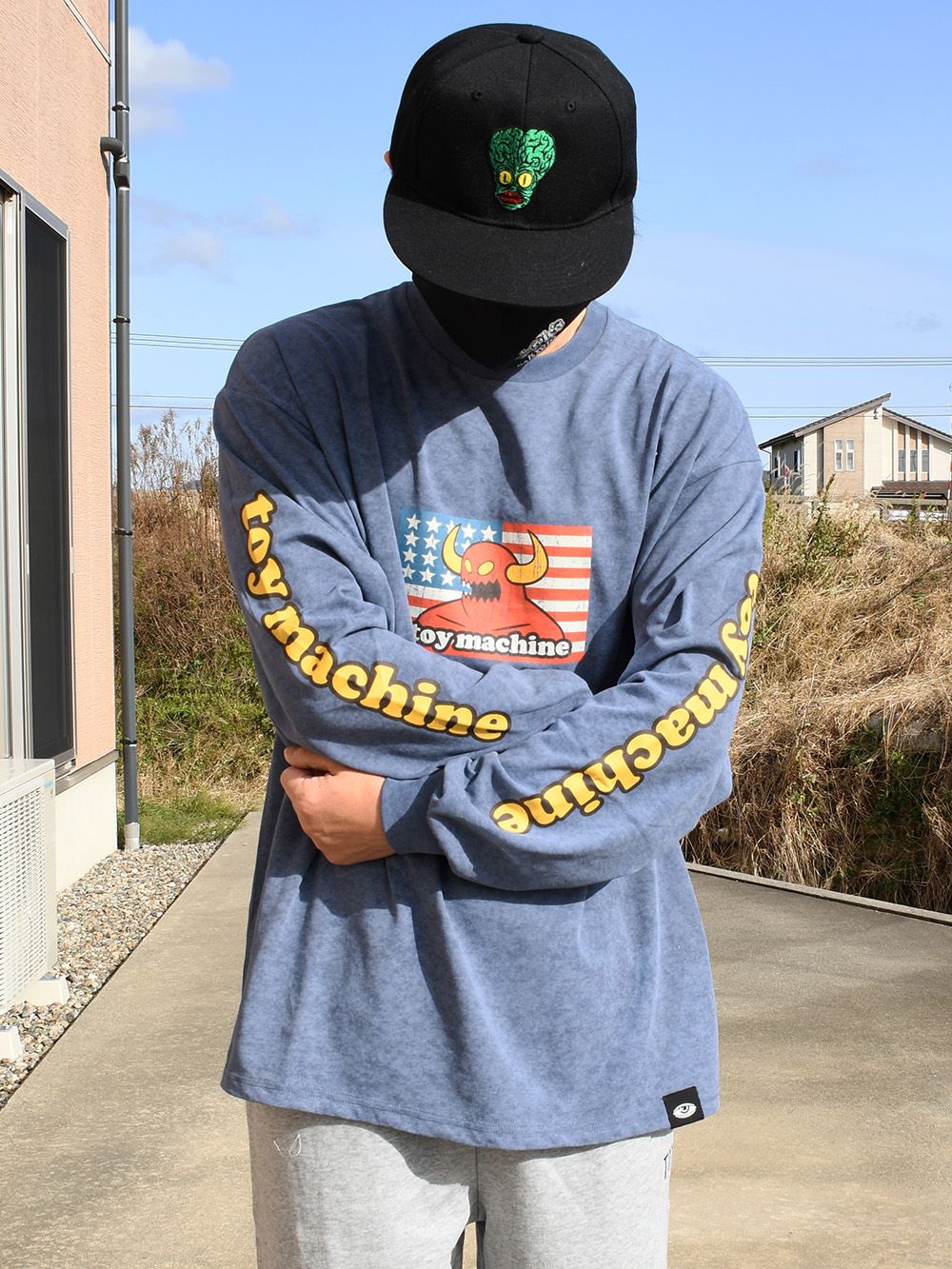 AMERICAN MONSTER FADE WASH LONG-TEE