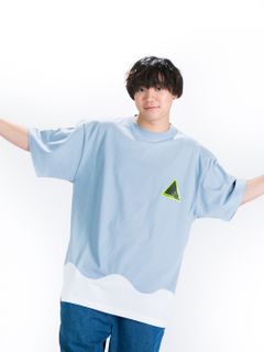 Gentle waves C/C Bigshilhouette T-shirt