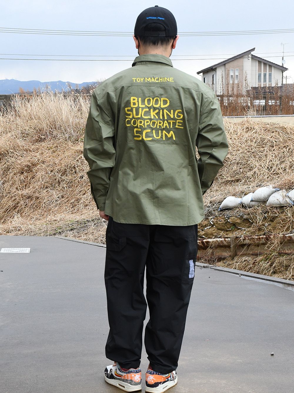 BLOOD SUCKING LOOSE FIT WORK-SHIRTS