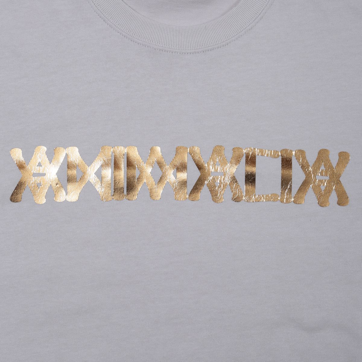 HEAVY S/S TEE-FOIL PRINT LOGO