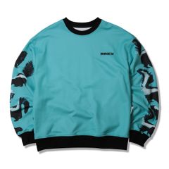 PATTERNED ALL OVER CREW - Skunks