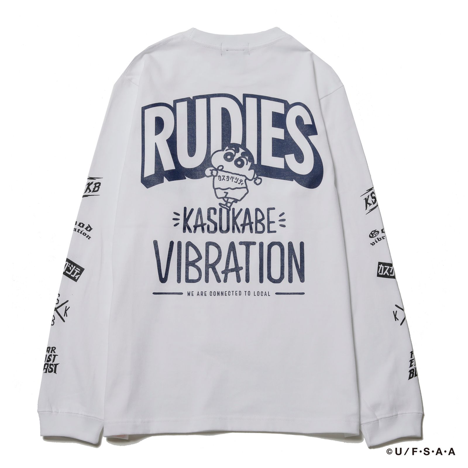 RUDIE'SxCRAYON SHINCHAN KASUKABE VIBRATION LSTEE