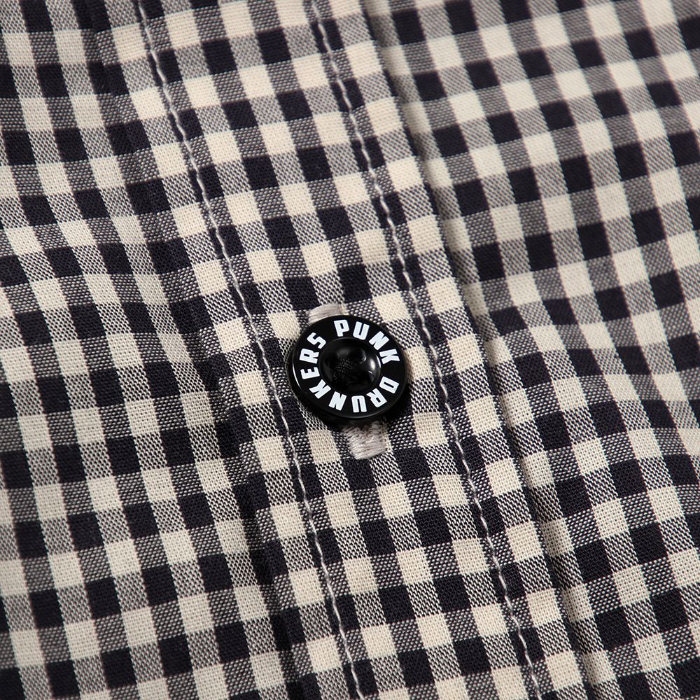 ギンガムチェックイズシャツ