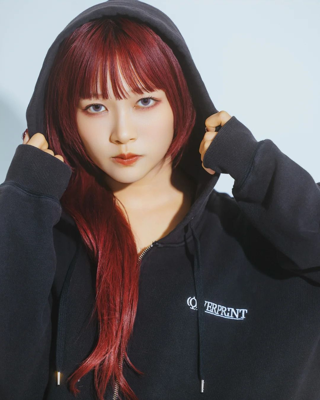 OVERPRINT Zip Hoodie