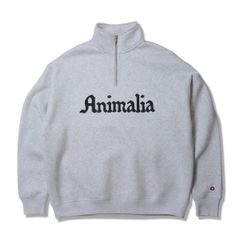 HALF-ZIP LOOSE FIT SWEAT - Legendary Logo