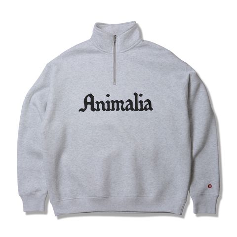 HALF-ZIP LOOSE FIT SWEAT - Legendary Logo