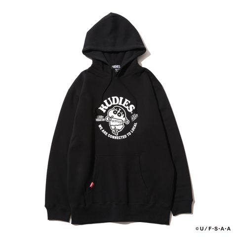 RUDIE'SxCRAYON SHINCHAN CIRCLEMOSH HOOD SWEAT