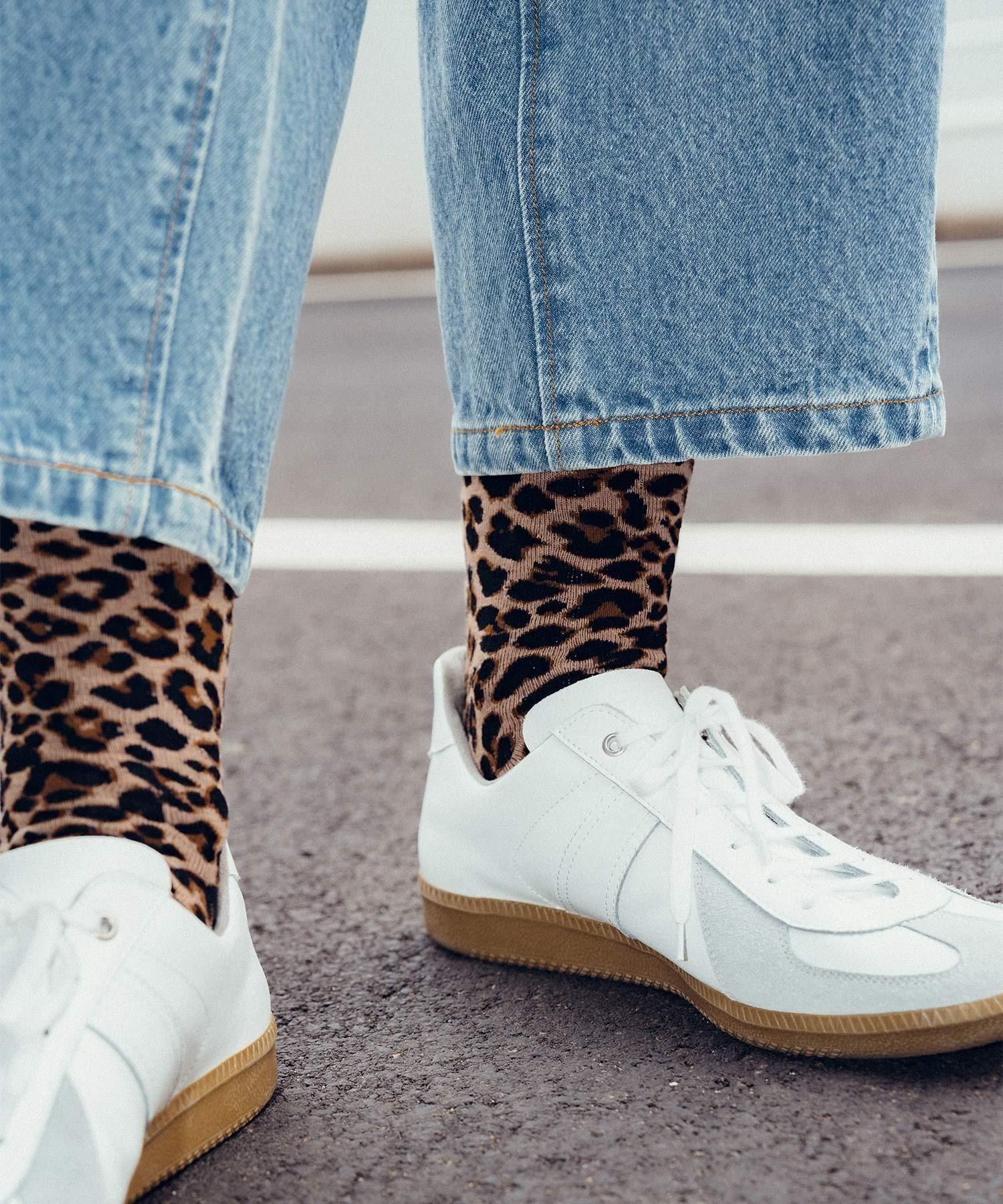 Leopard socks