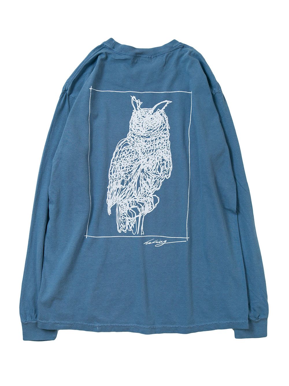 One stroke owl Longsleeve T-shirt
