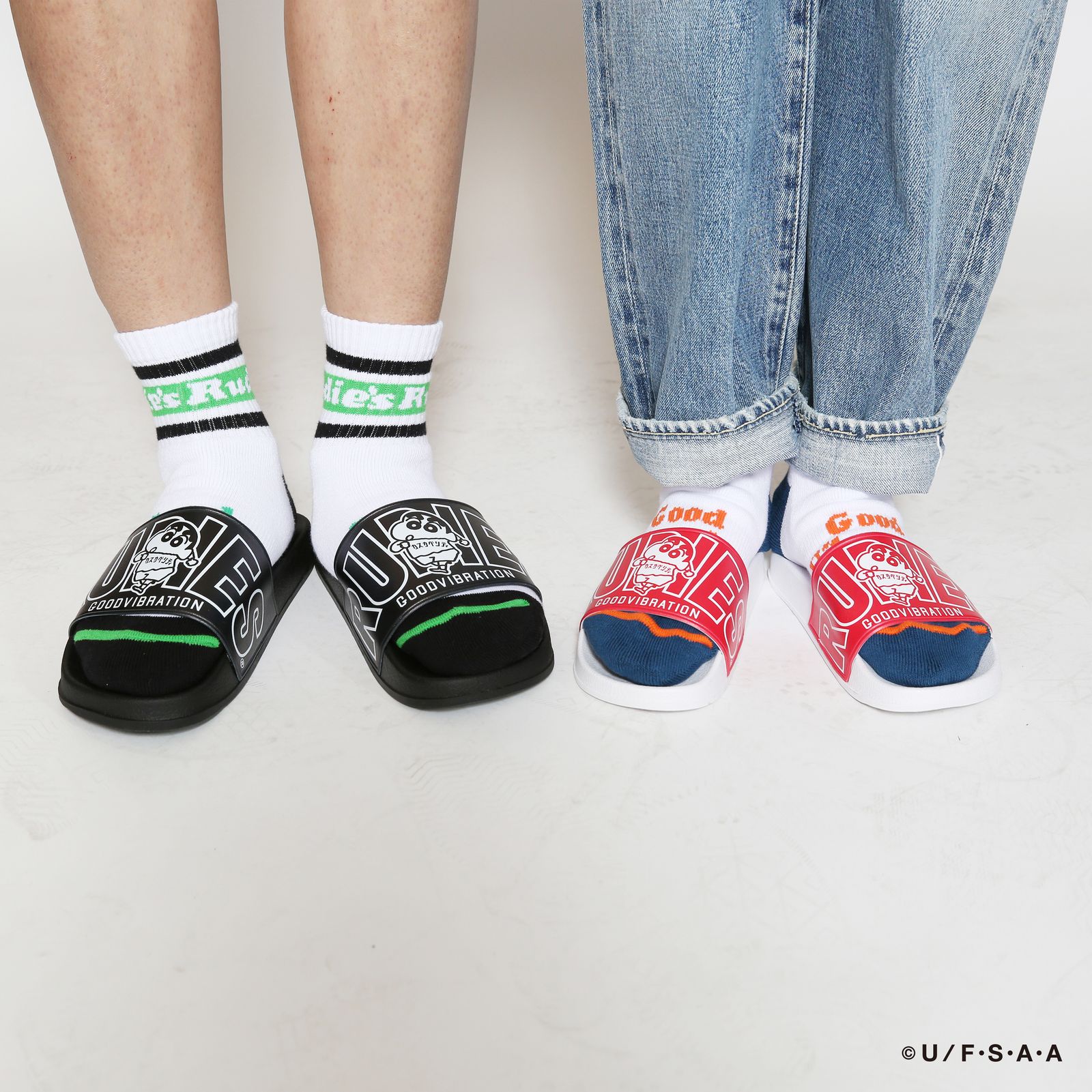 RUDIE'S×CRAYON SHINCHAN MOSH SHOWER SANDAL