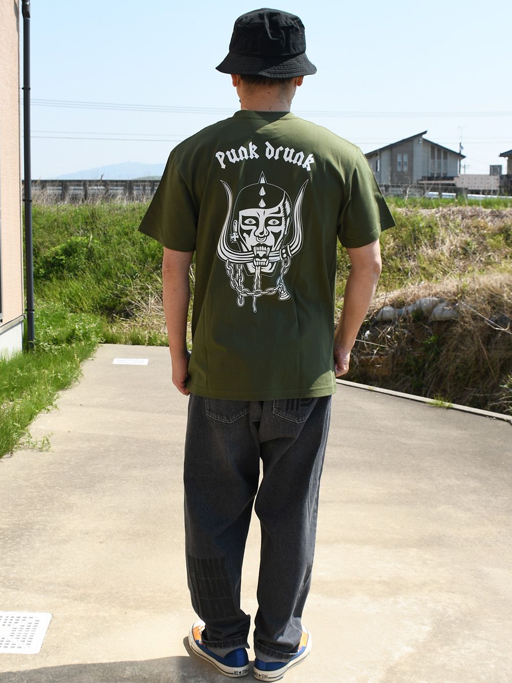 メタルロゴ刺繍TEE