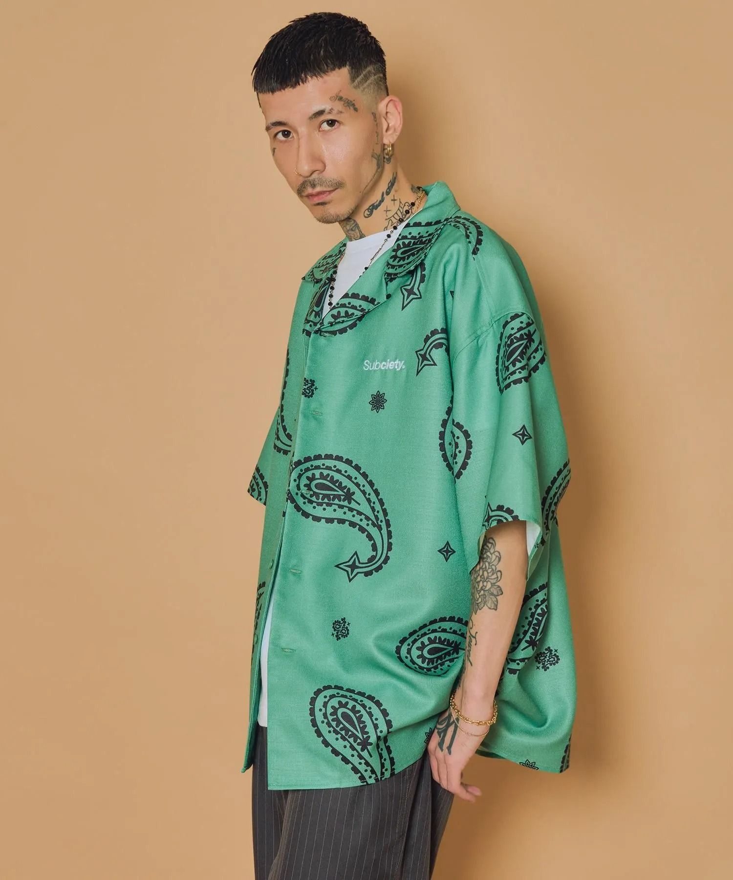 Large paisley shirt