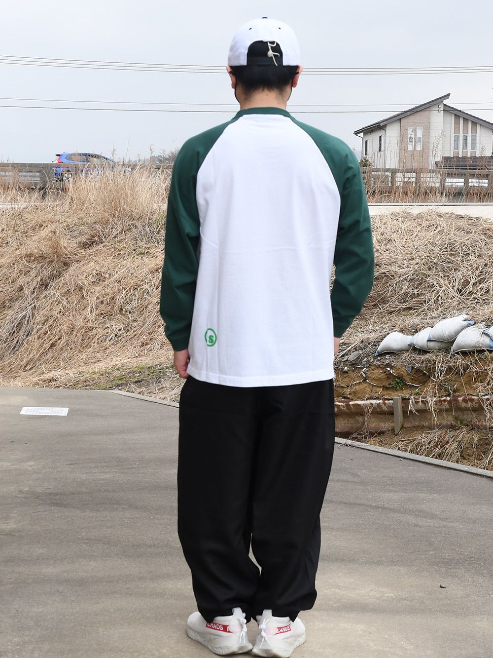 sd smoking green car LS tee
