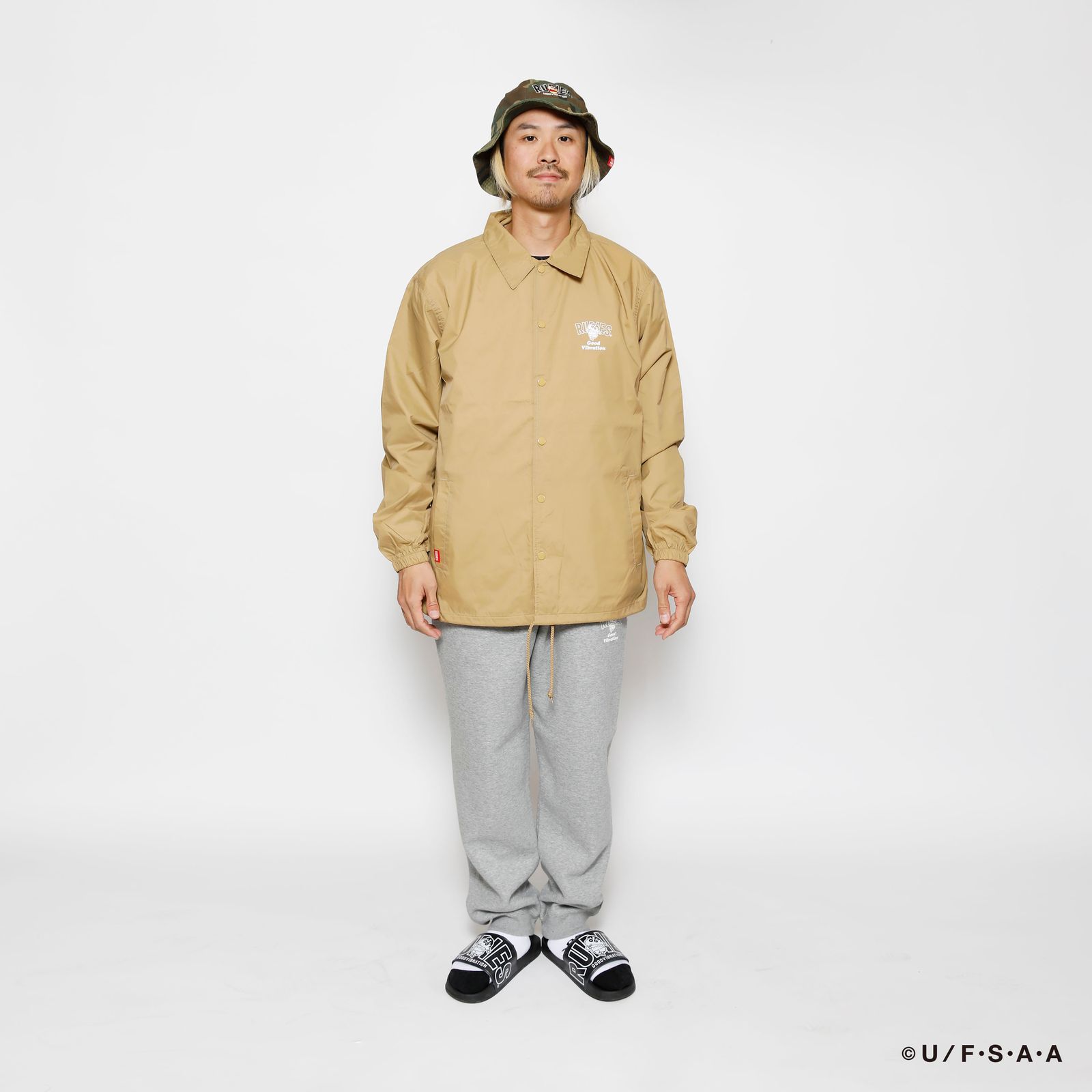 RUDIE'SxCRAYON SHINCHAN MOSH COACHJACKET