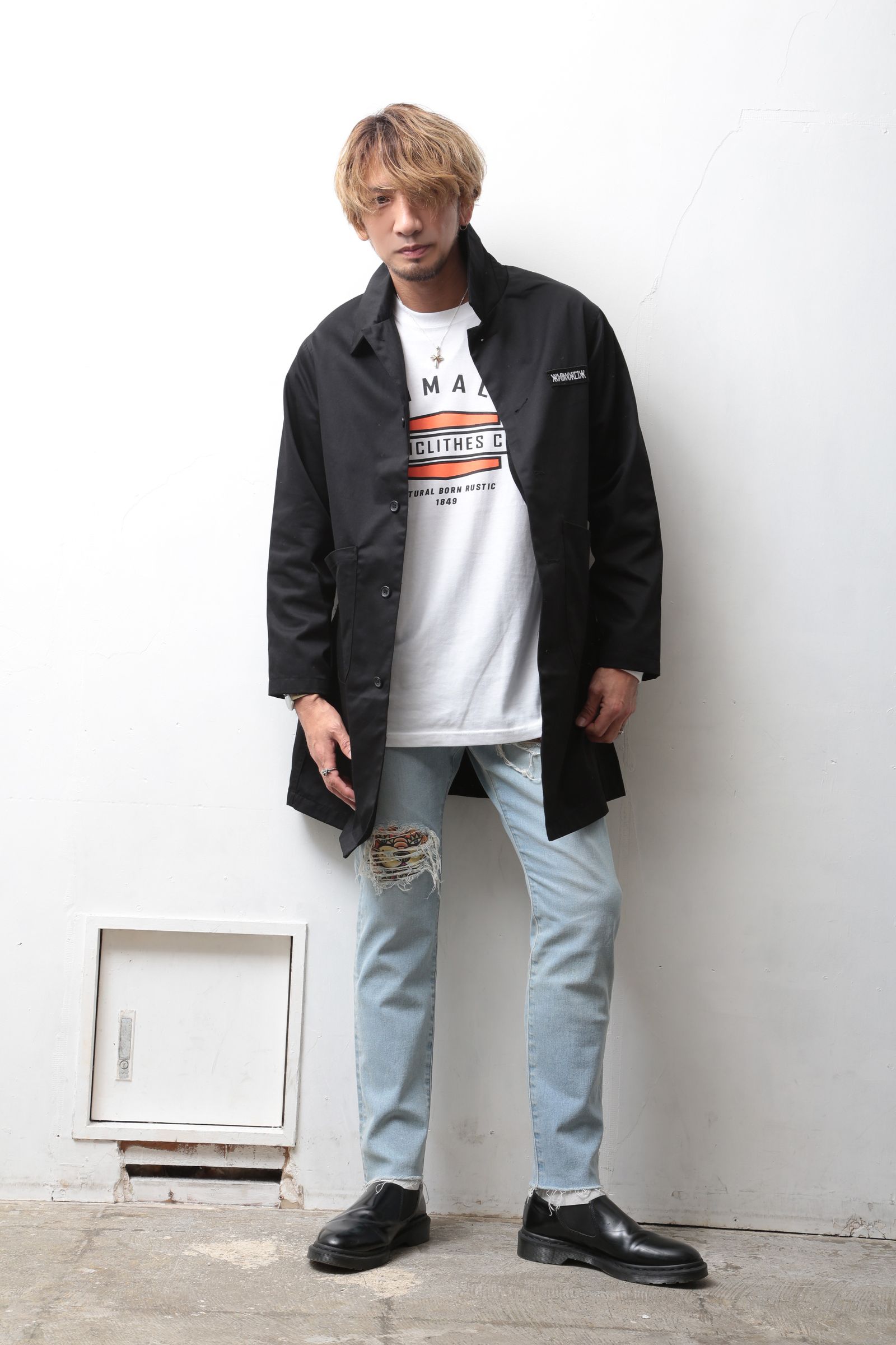 “BOX LOGO” Duster Coat