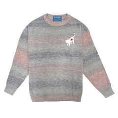 rg pastel boarder knit
