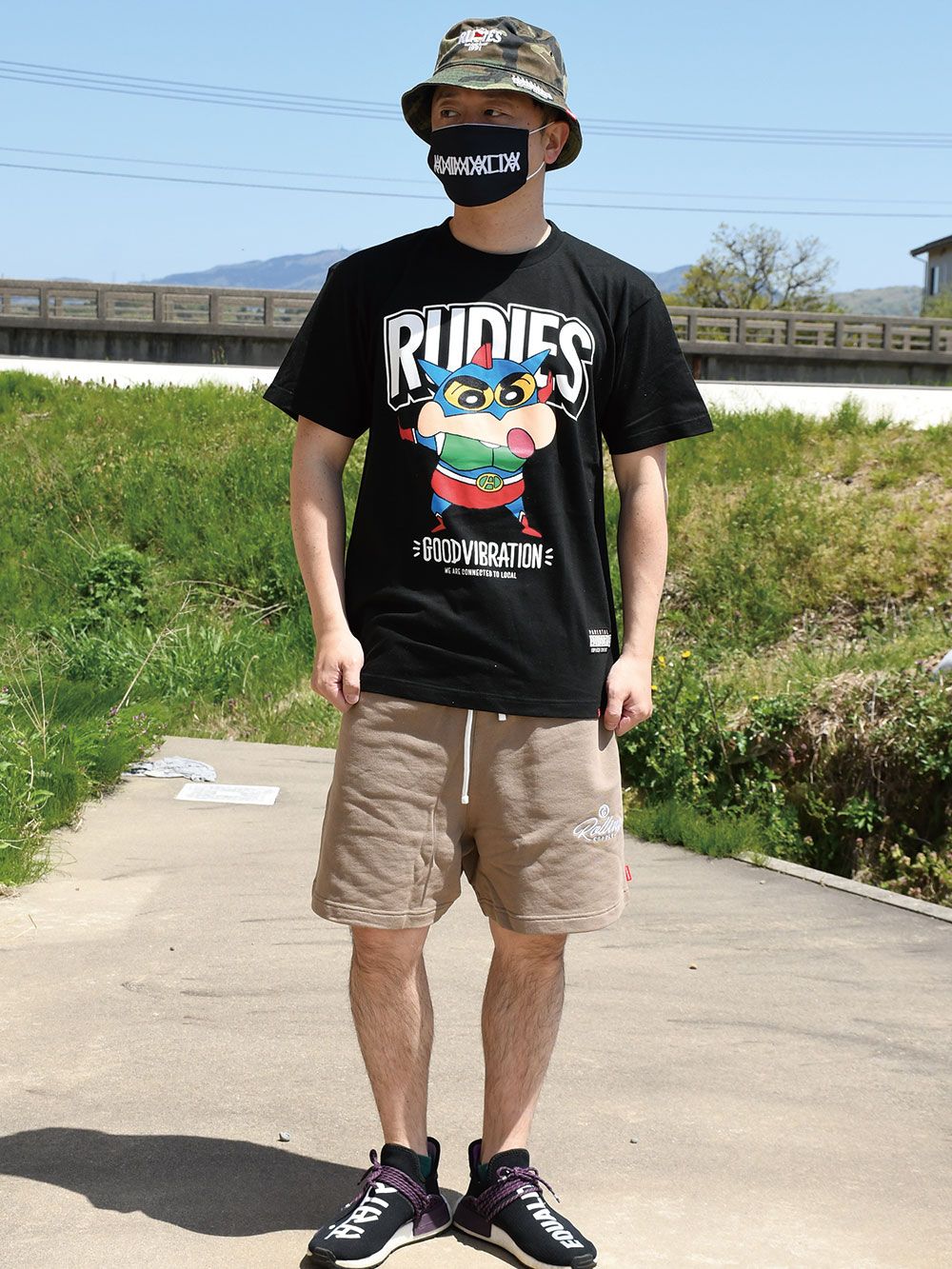 RUDIE'S x CRAYON SHINCHAN ACTIONKAMEN-T