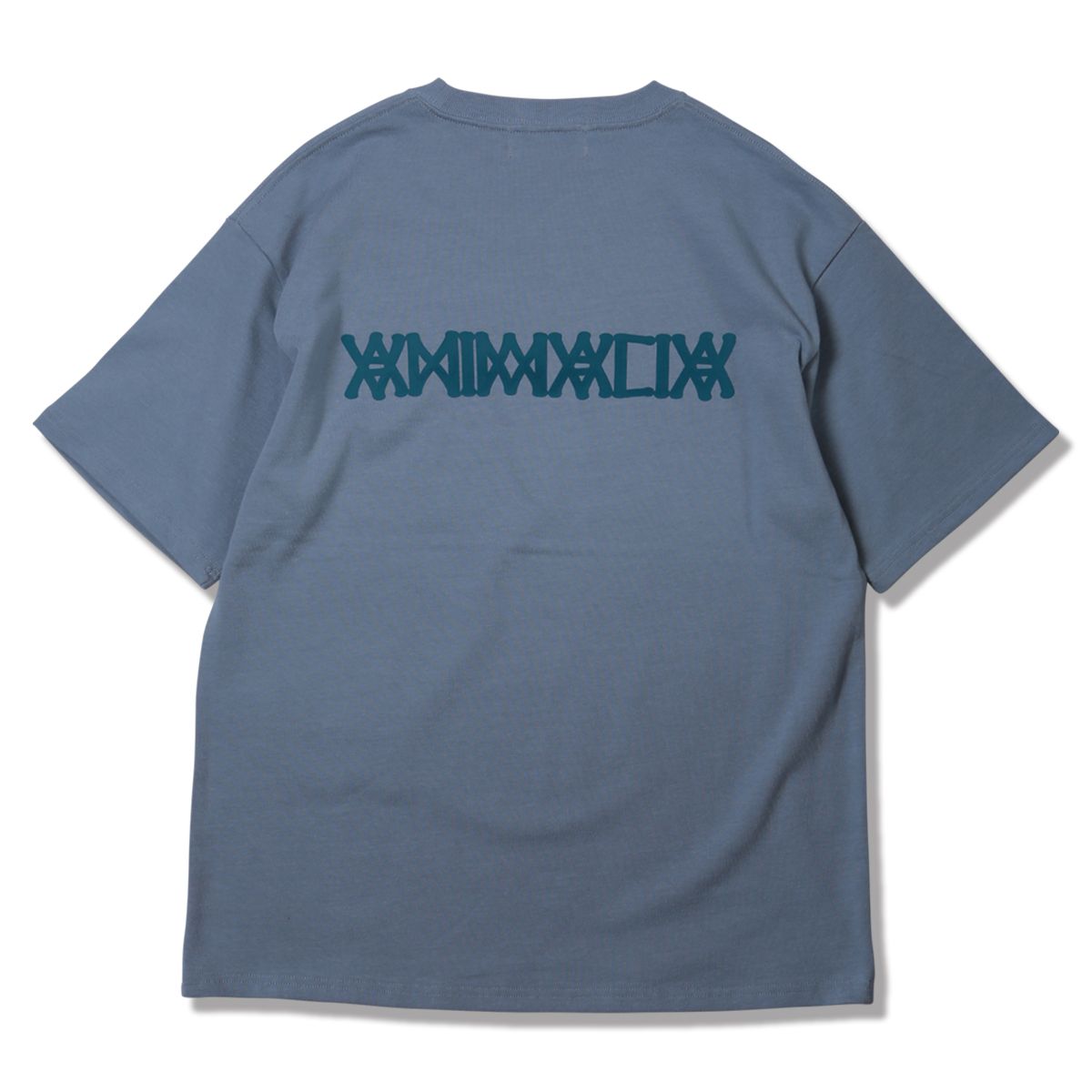 HEAVY S/S TEE-CUBE PRINT LOGO