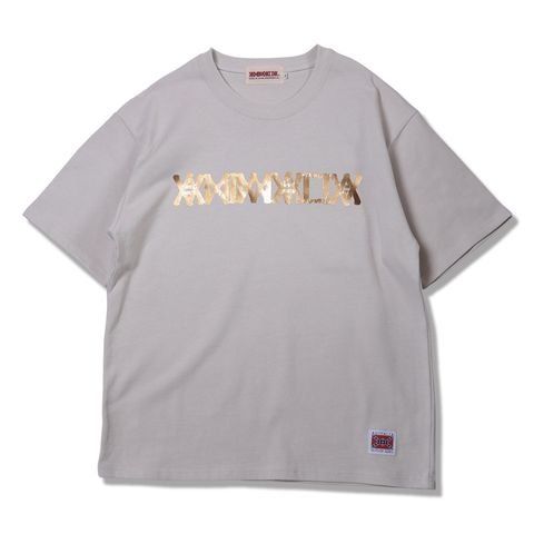HEAVY S/S TEE-FOIL PRINT LOGO
