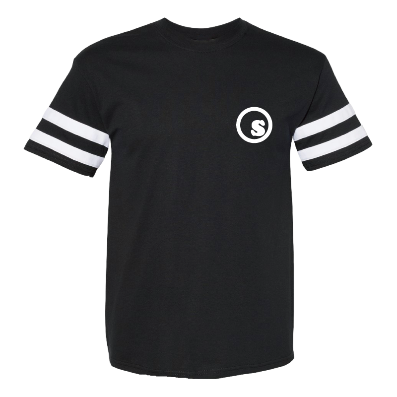 sd slv stripe s/s tee
