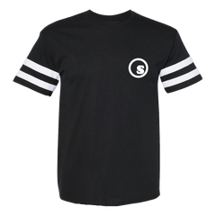 sd slv stripe s/s tee