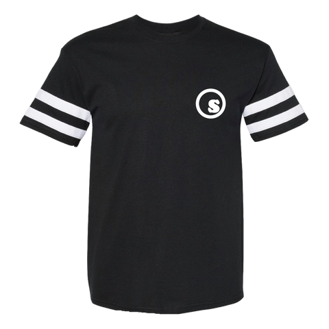 sd slv stripe s/s tee