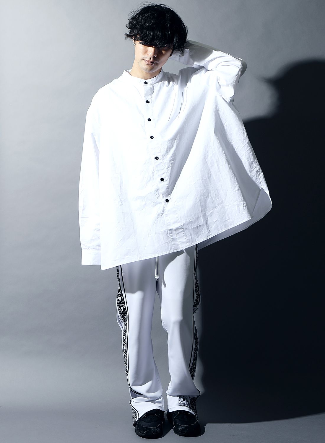 CHEAP -Band collar Shirts-