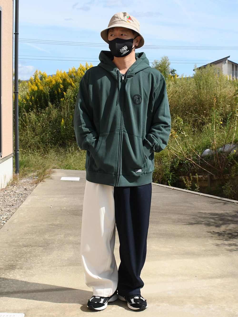 LOGO LOGO ZIP-HOODIE