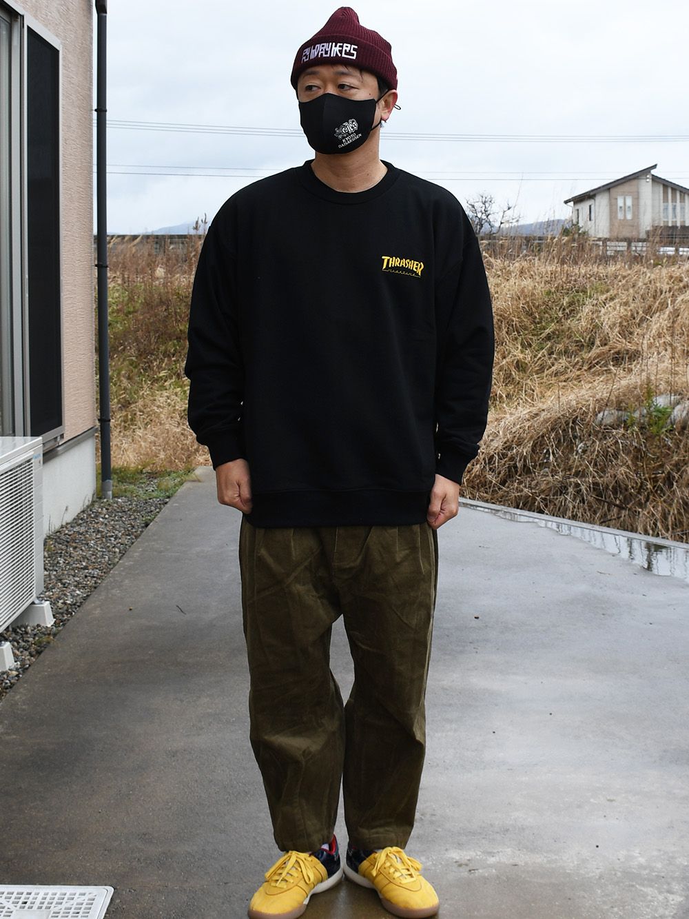 FLAME Logo C/N Sweatshirt