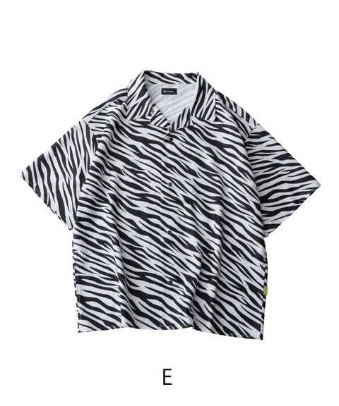 Essential open collar shirt