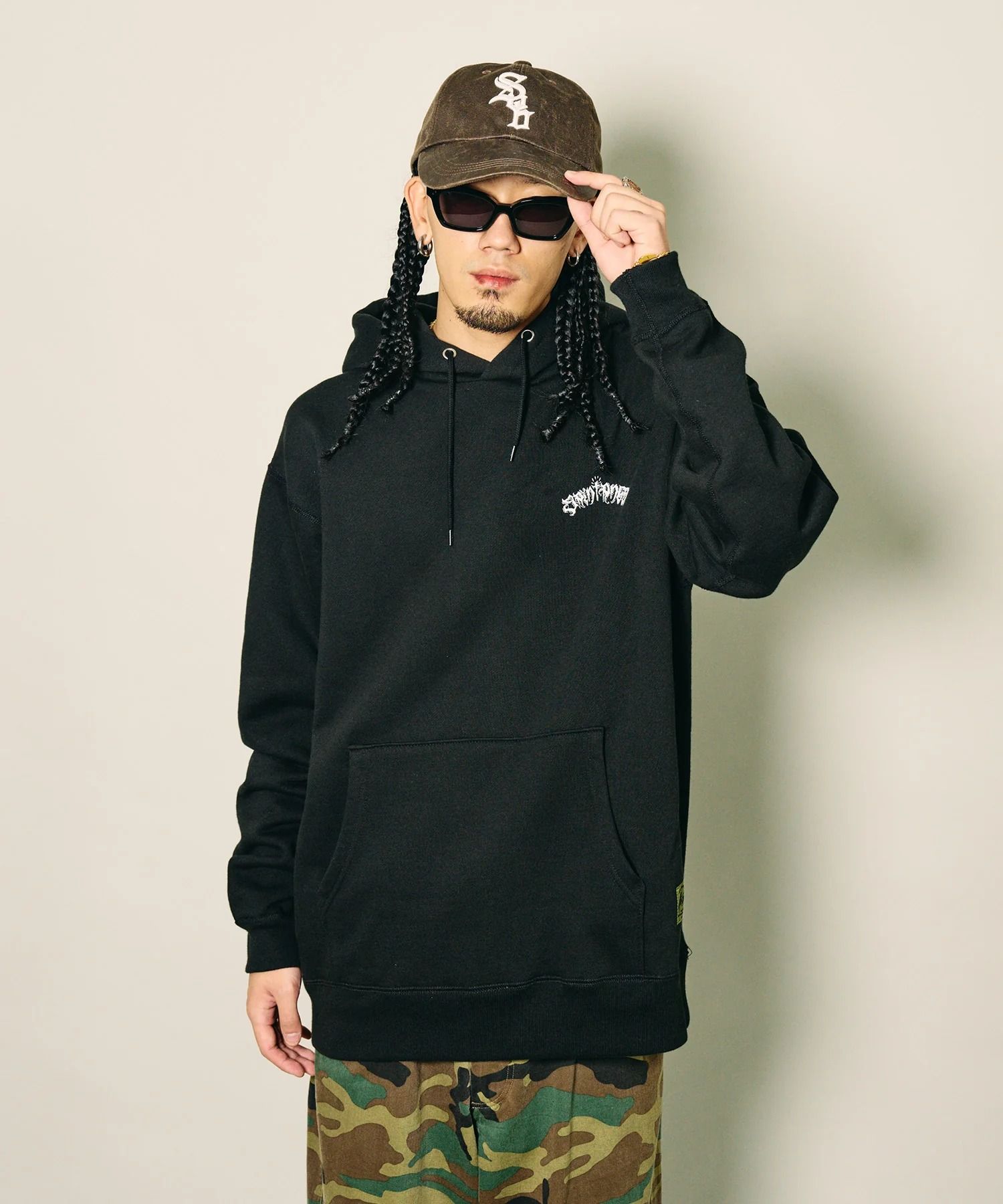 Fuckin' praying hands hoodie