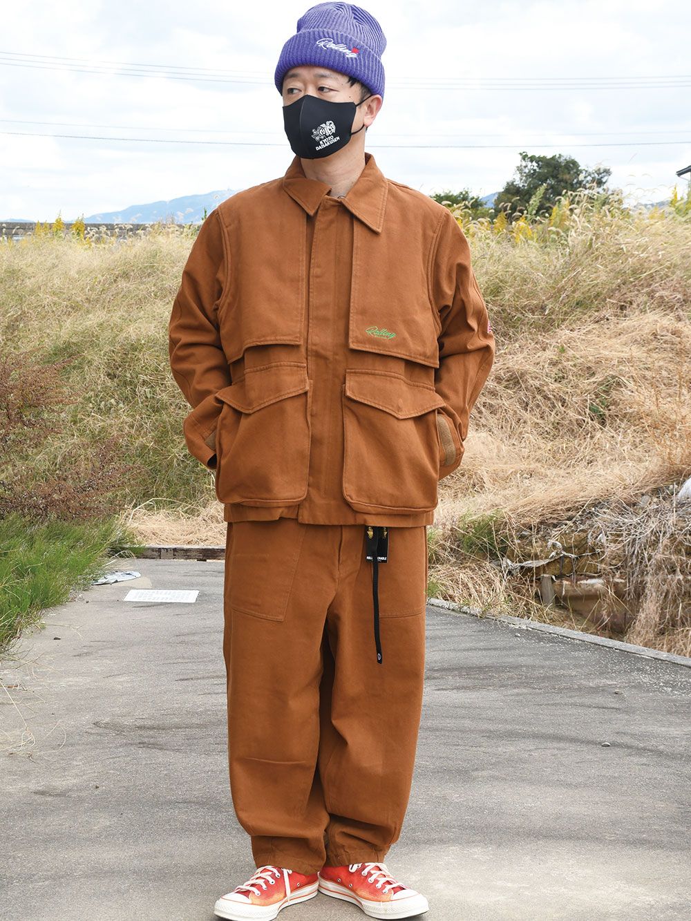 WIDE TEPARD-PANTS
