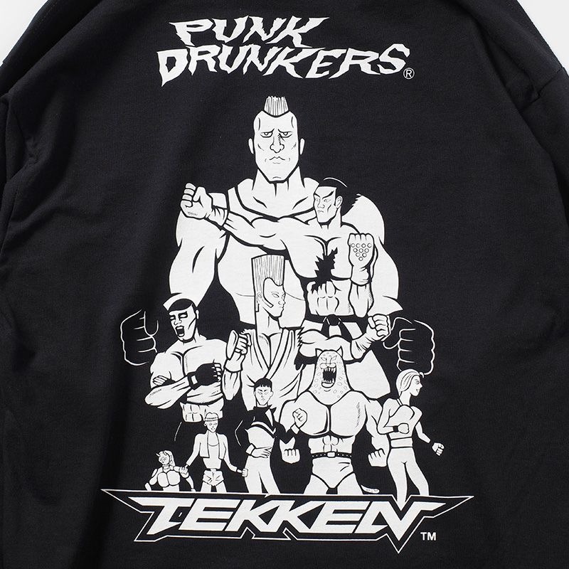 PUNK DRUNKERS - [PDSxTEKKEN] 鉄拳ドランカーズ ロンTEE | DOLL