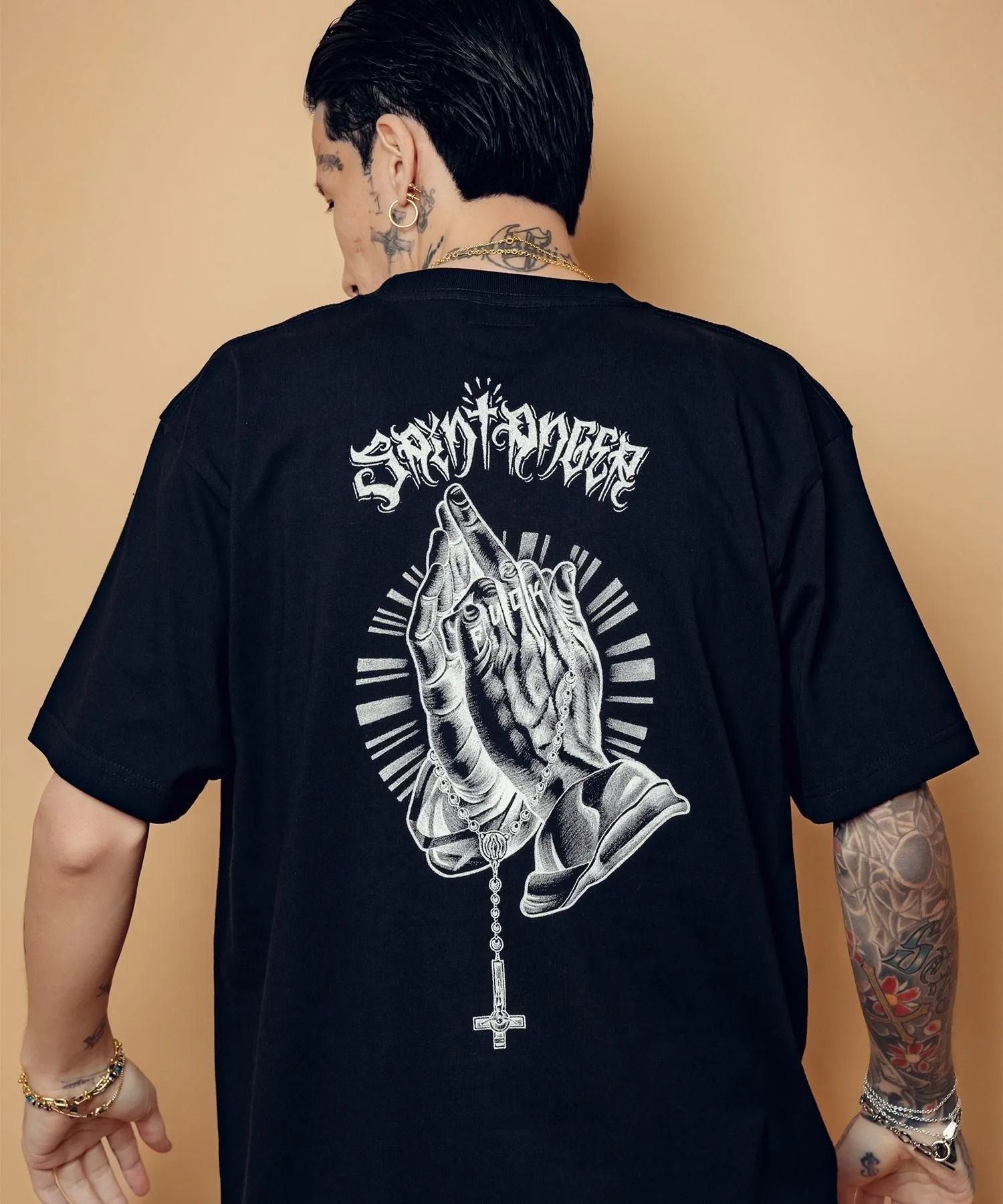 Fuckin' praying hands tee