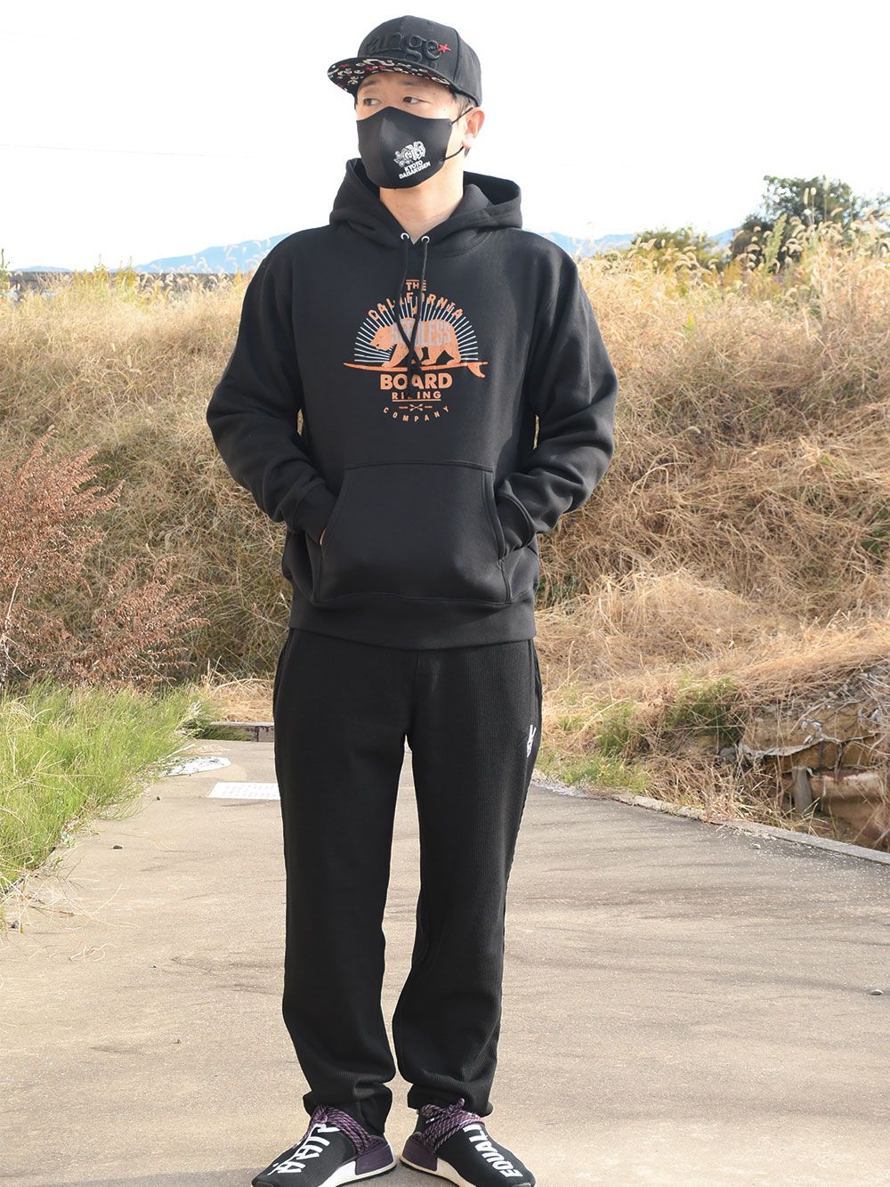 sd waffle relax pants