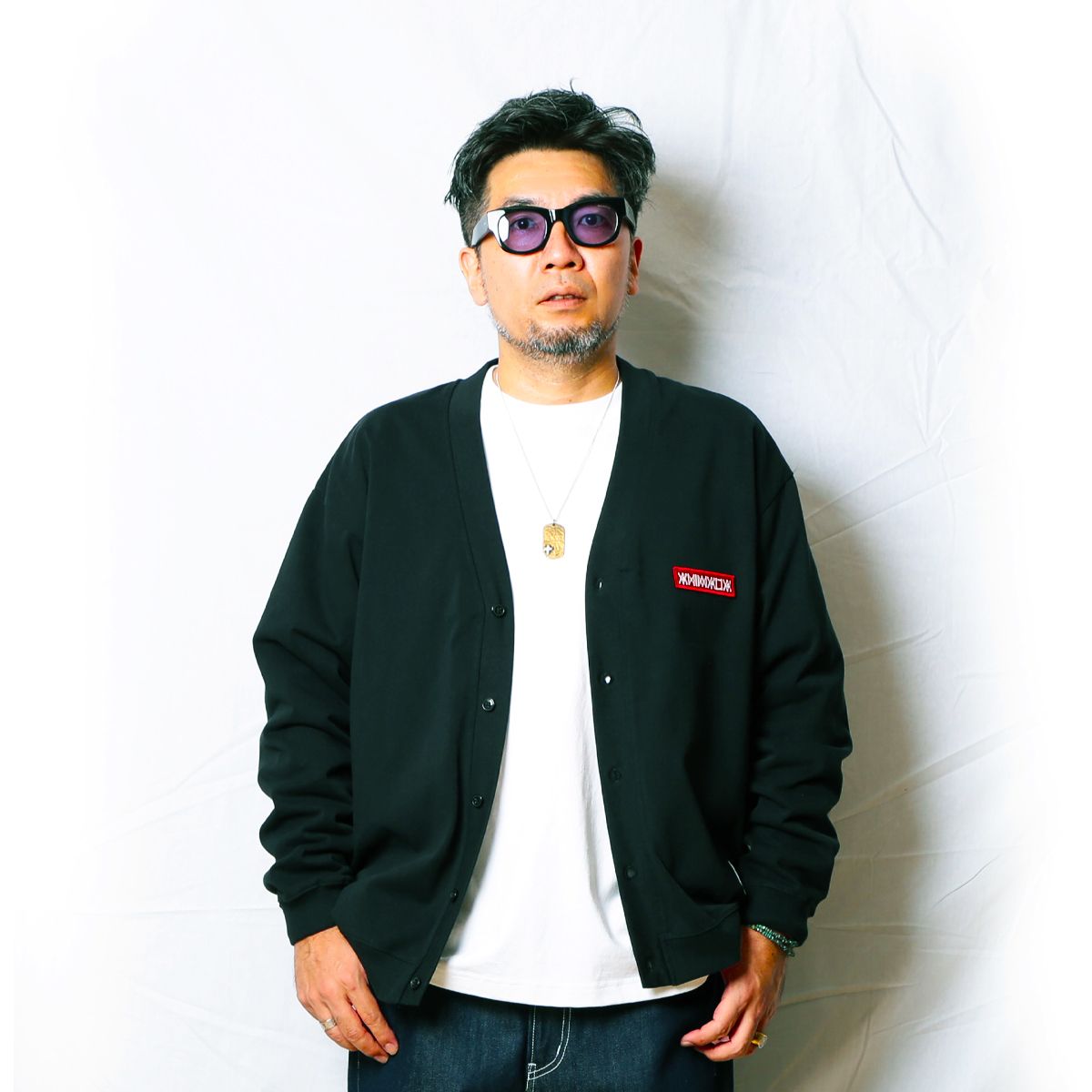 Sweat Cardigan -LOGO