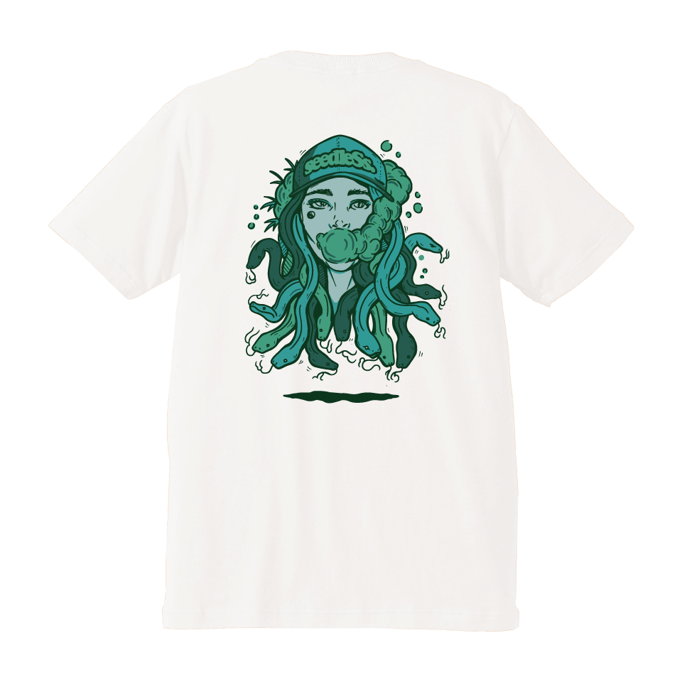 snake green girl s/s tee