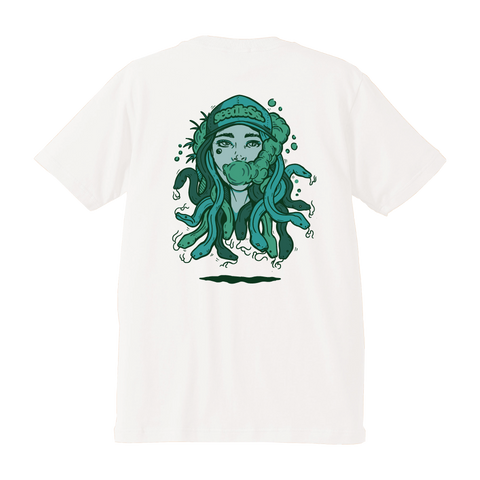 snake green girl s/s tee