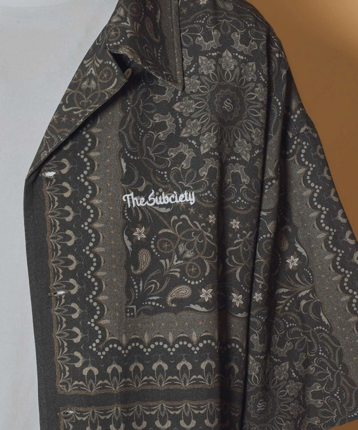 Medallion rayon shirt