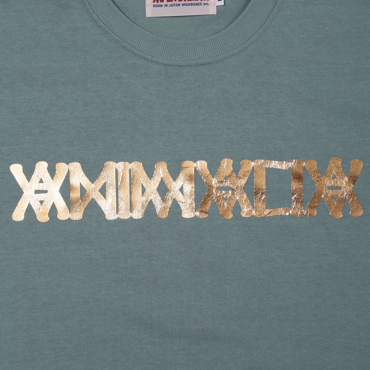 HEAVY S/S TEE-FOIL PRINT LOGO