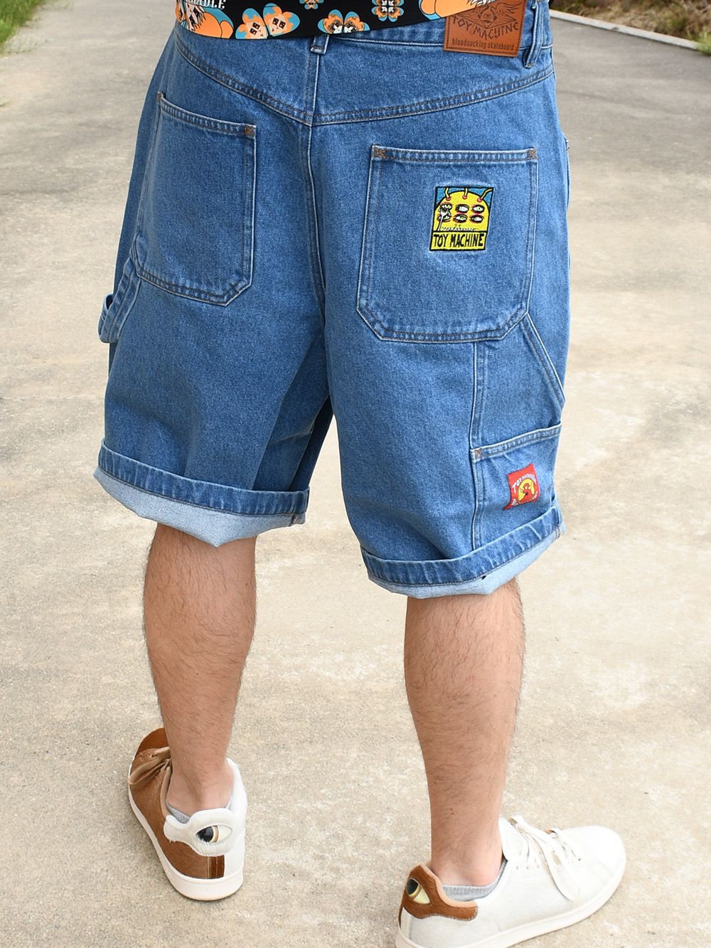 TRANSMISSIONATOR DENIM WIDE-SHORTS