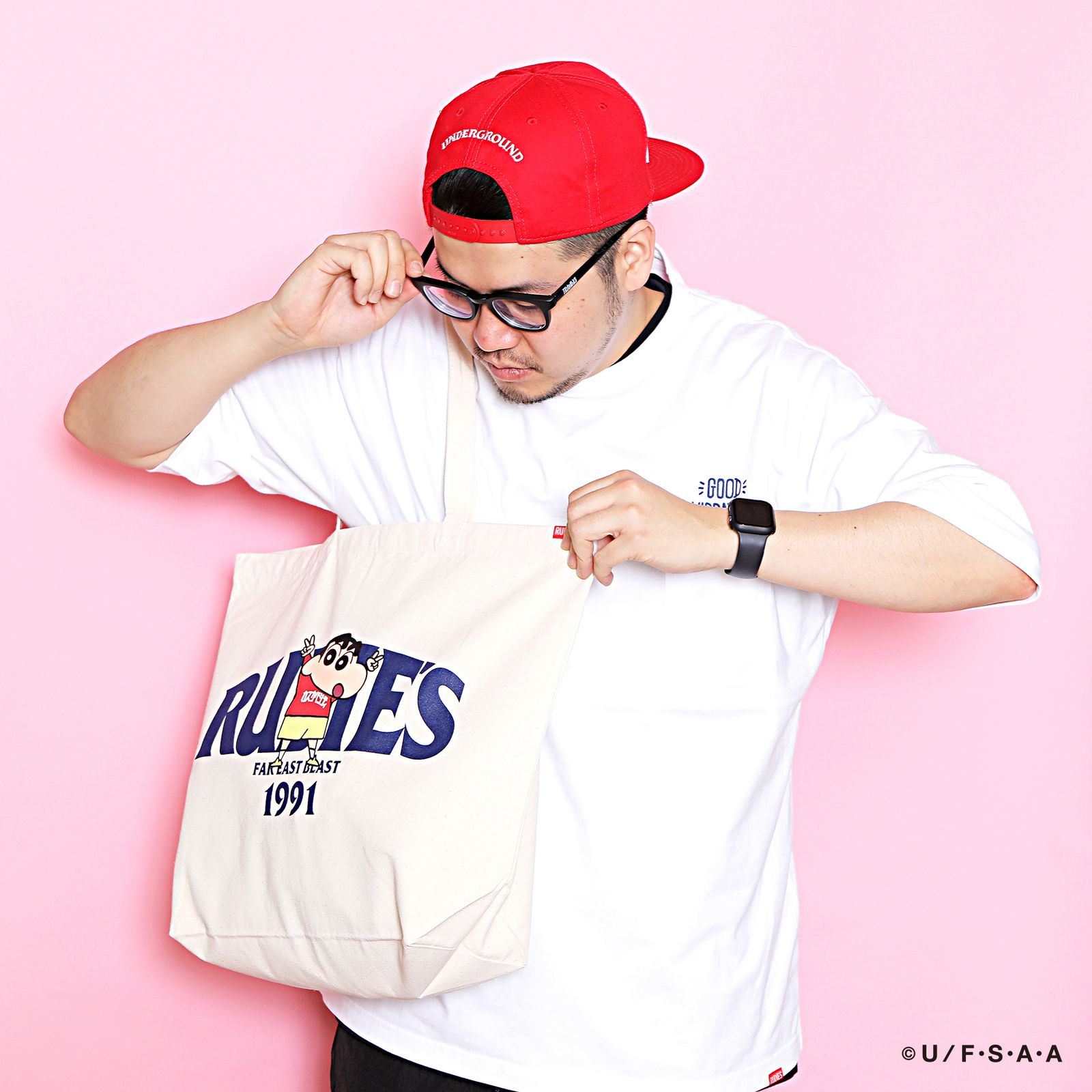 RUDIE'S x CRAYON SHINCHAN PEACE TOTEBAG