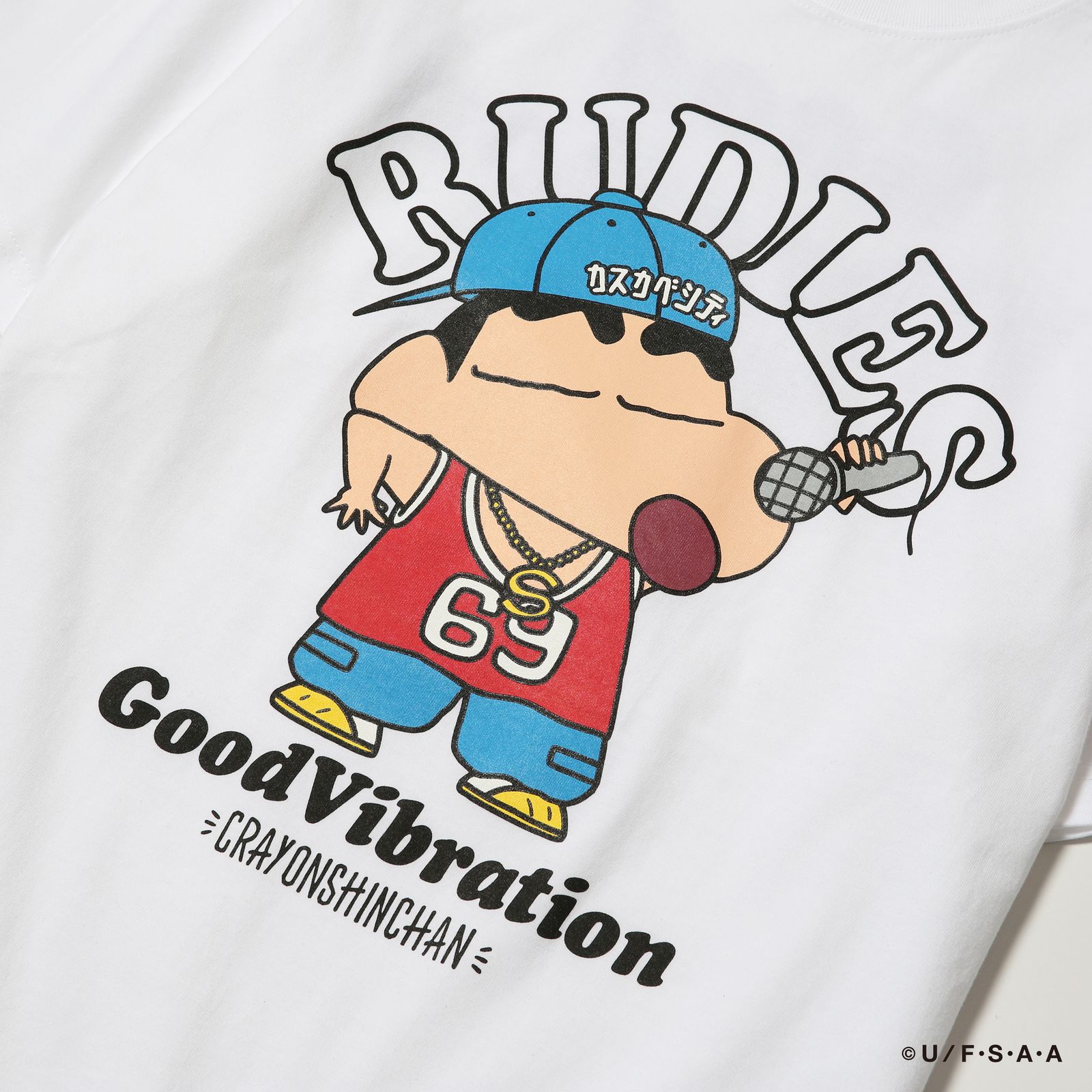 RUDIE'SxCRAYON SHINCHAN RHYME TEE