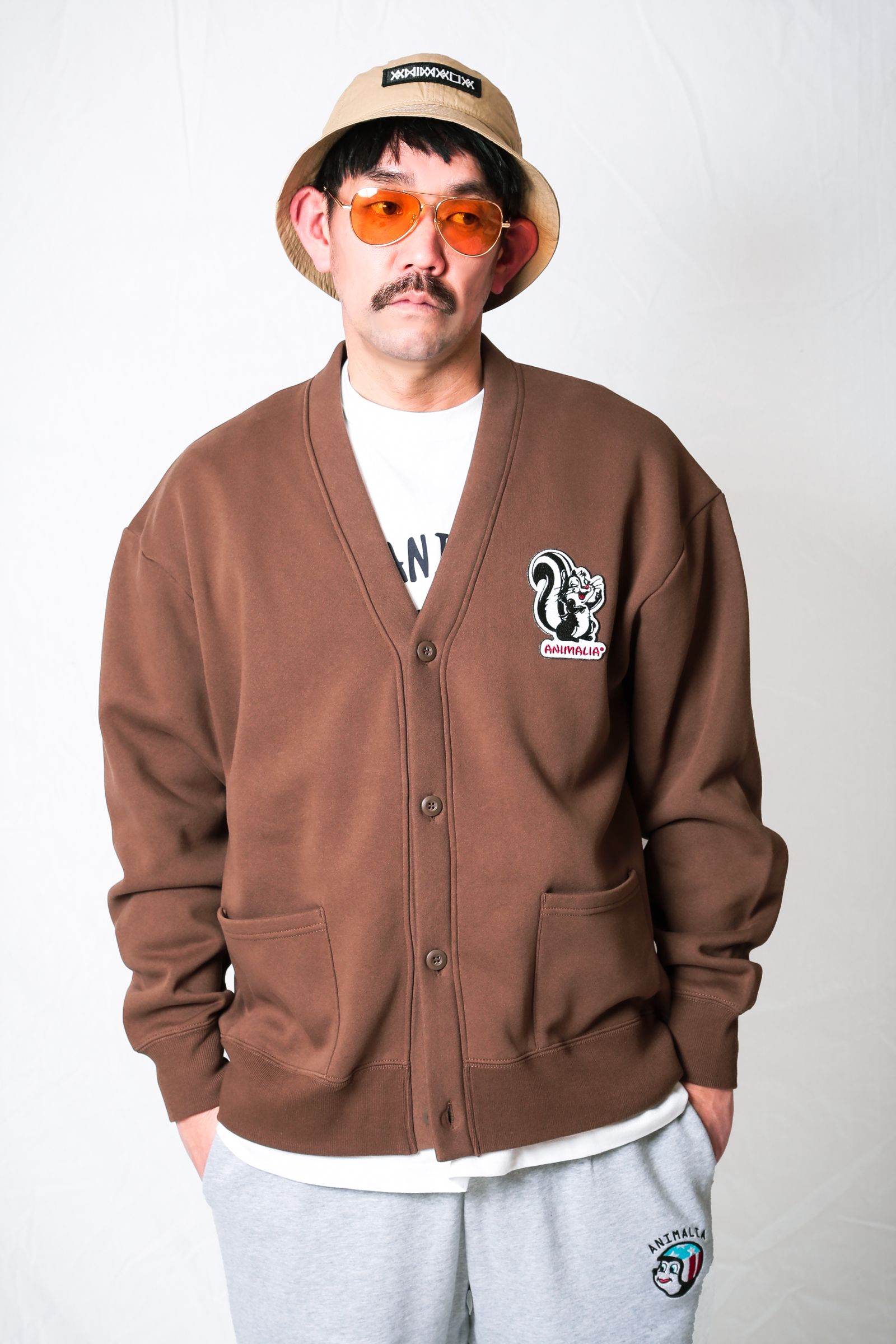 SWEAT CARDIGAN- CARTOON KSKUN -