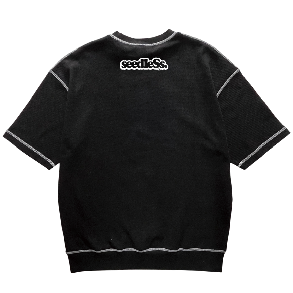 joint 1 point over size waffle ss tee