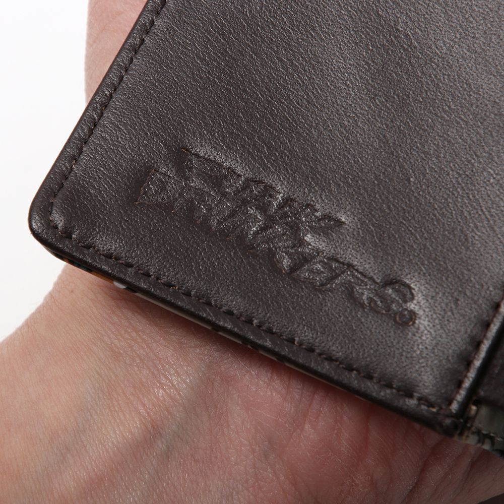 きのこ総柄三つ折り財布