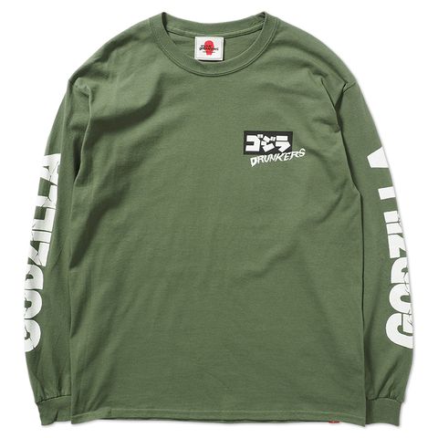 [PDSxGODZILLA] ゴジラからあいつロンTEE