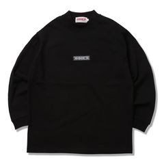 MOCK-NECK Heavy Oz. L/S - Leather Patch