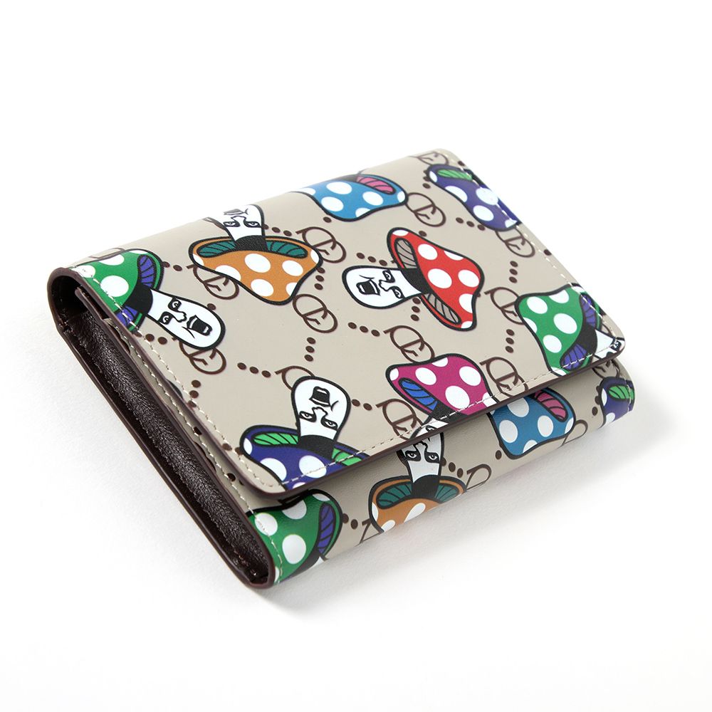 きのこ総柄名刺入れ