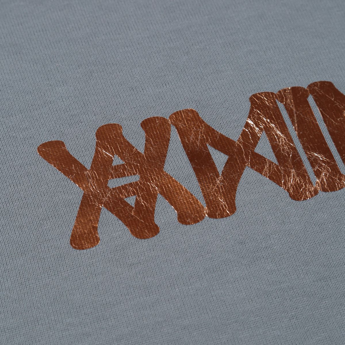 HEAVY S/S TEE-FOIL PRINT LOGO